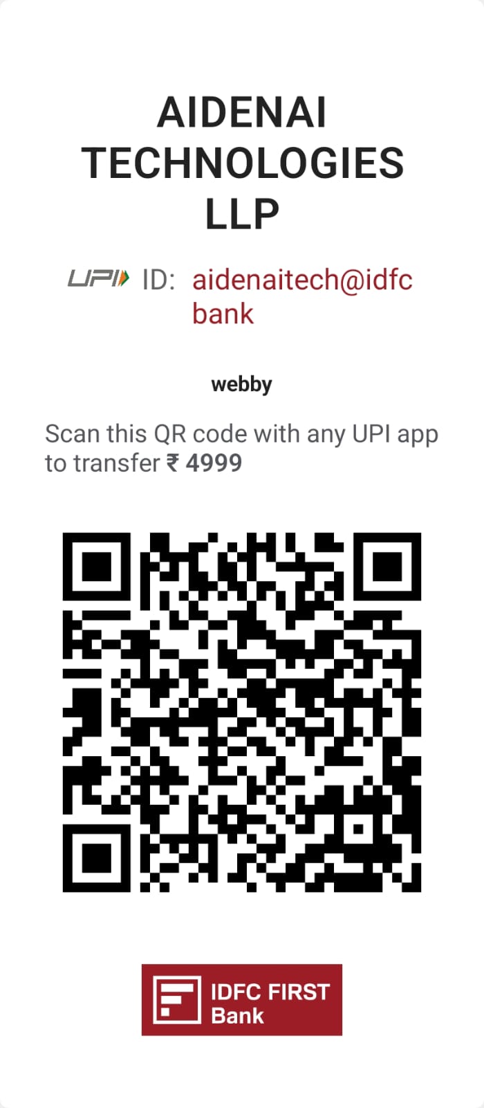 UPI QR Code